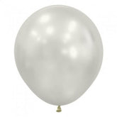 45cm Silk Oyster White Balloons